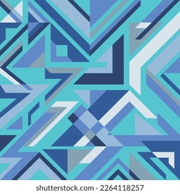 Seamless abstract geometric triangle pattern background with ethnic touch. Suitable for web backgrounds, textiles, clothes, wrapping paper, pages, cover and others.
