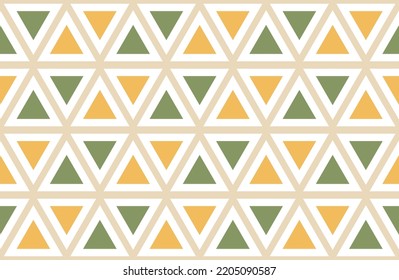 Seamless abstract geometric triangles pattern. Vector Illustration.