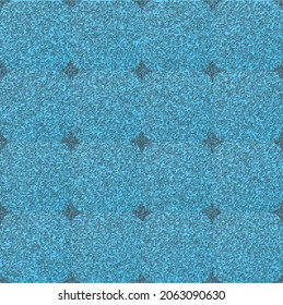 Seamless Abstract Geometric turquoise Grunge Background. Rubble masonry