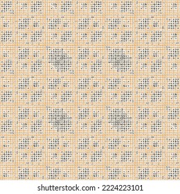 Seamless abstract Geometric vector pattern texture. simple creative Textile model orange,gray pattern texture Cream background allover pattern design.Simple texture pattern.