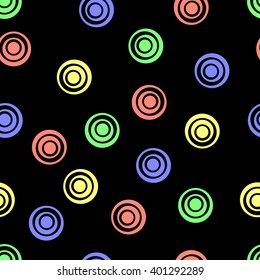 Seamless abstract geometric vector pattern
