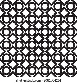 Seamless abstract geometric vintage pattern background