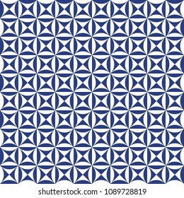 Seamless abstract geometric vintage tile pattern background