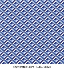 Seamless abstract geometric vintage tile pattern background