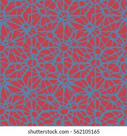 Seamless abstract geometric web pattern background tile