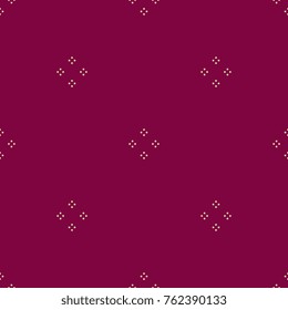 Seamless abstract geometrical pattern with dots.