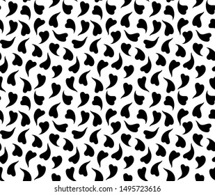 Seamless abstract geometrical pattern with white background