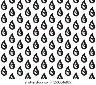 Seamless abstract geometrical pattern with white background