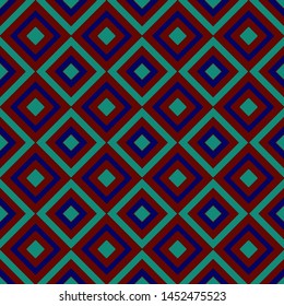 Seamless abstract geometrical square pattern with background