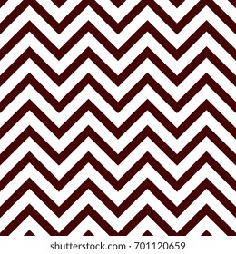 Seamless abstract geometrical zigzag pattern with alternate white and burgundy colors.