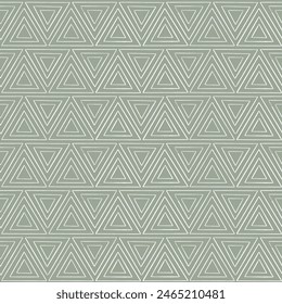 Seamless abstract geometry hand drawn triangle pattern. Vector background