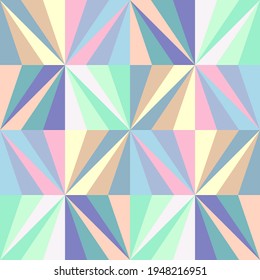 Nahtlose abstrakte Geometrie mit bunten Dreiecken