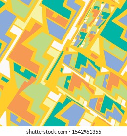 Seamless abstract geometry pattern. Design for textile, clothes. 
