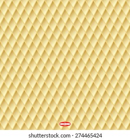 seamless abstract golden geometric pattern sand texture with rhombus abstract yellow lines on beige background vector