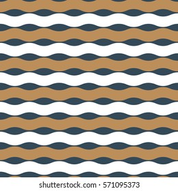 Seamless abstract golden wave pattern.