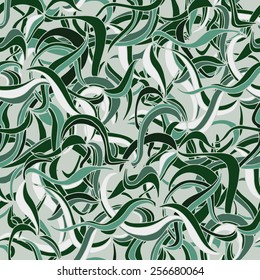 Seamless abstract grass pattern