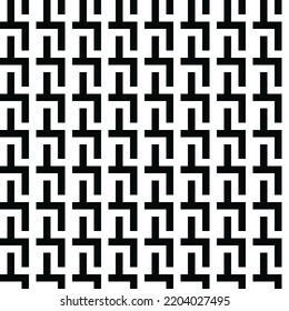 Nahtlose Abstrakte griechische Schlüsselhintergrund Muster Nahtlose Vektorhintergrund. Schwarz-Weiß-Textur. Grafisches modernes Muster.