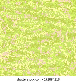 seamless abstract green background chaotic points