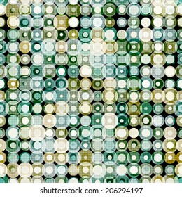 Seamless abstract green pattern