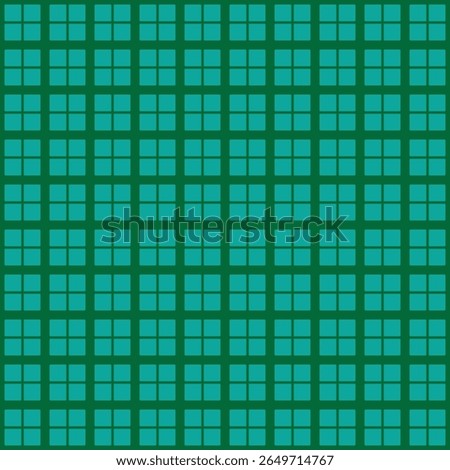 Seamless Abstract Green Squares Background