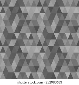 Seamless abstract grey geometric pattern