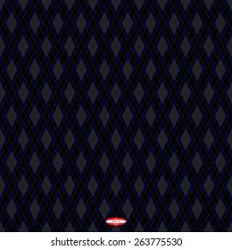 seamless abstract grey geometric pattern gray texture with rhombus abstract blue lines on black background vector