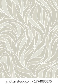 seamless abstract grey  pattern drawn by thin lines