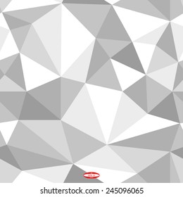 seamless abstract grey white pattern with tetrahedron vector