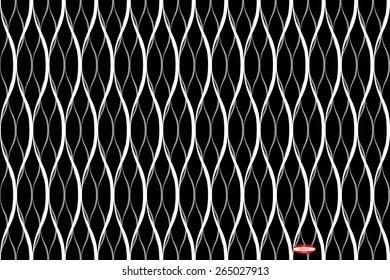 seamless abstract grey white pattern on black background vector