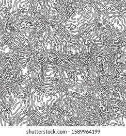 Seamless abstract grunge background. Black and white pattern of repeating elements