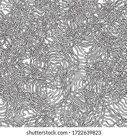 Fondo abstracto sin inconvenientes. Patrón blanco y negro de los elementos repetidos
