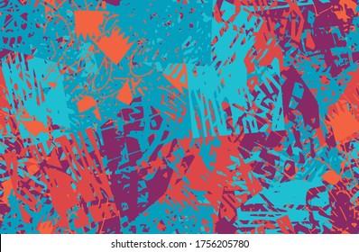 Seamless abstract grunge background. Chaotic repeating texture. Template for printing on fabric, Wallpaper, business cards, labels
