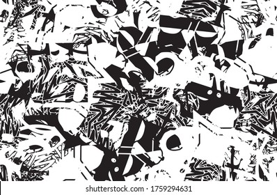 Fondo de fondo abstracto sin inconvenientes. Textura repetitiva caótica. Plantilla para imprimir en tela, fondo de escritorio, tarjetas de visita, etiquetas