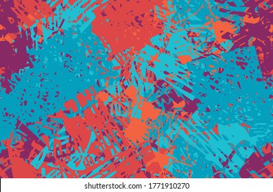 Seamless abstract grunge background. Chaotic repeating texture. Template for printing on fabric, Wallpaper, business cards, labels