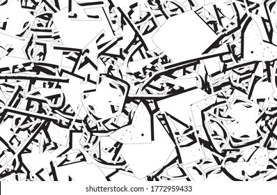 Fondo de fondo abstracto sin inconvenientes. Textura repetitiva caótica. Plantilla para imprimir en tela, fondo de escritorio, tarjetas de visita, etiquetas