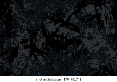 Seamless abstract grunge background. Chaotic repeating texture. Template for printing on fabric, Wallpaper, business cards, labels