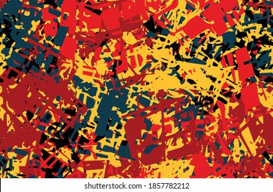 Seamless abstract grunge background. Chaotic repeating texture. Template for printing on fabric, Wallpaper, business cards, labels
