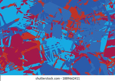Seamless abstract grunge background. Chaotic camouflage pattern. Repeating texture art. Template for printing on fabric, wallpaper