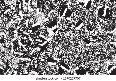 Seamless abstract grunge background. Chaotic repeating texture. Template for printing on fabric, Wallpaper, business cards, labels