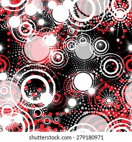 Seamless abstract grunge background, vector illustration