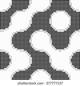 Seamless  abstract halftone dot vector
