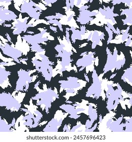 Pincelada abstracta sin fisuras dibujada a mano grunge Formas patrón textura . Impresión de chevron geométrica simple moderna en Vector Dibujado a mano hipster elegante patrón