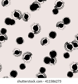 Seamless abstract hand drawn brushstroke shapes pattern texture . Simple modern geometric chevron print in vector Hand drawn hipster stylish pattern .