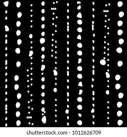 Seamless abstract hand drawn dots texture. Doodle pattern. Vector pattern