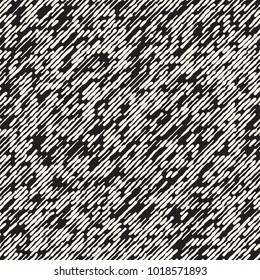 Seamless abstract hand drawn pattern. Vector freehand lines background texture. Ink brush strokes simple geometric design.