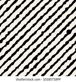 Seamless abstract hand drawn pattern. Vector freehand lines background texture. Ink brush strokes simple geometric design.