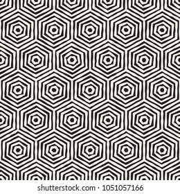 Seamless abstract hand drawn pattern. Vector freehand lines background texture. Ink brush strokes simple geometric design.