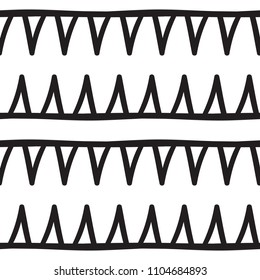 seamless abstract hand drawn pattern