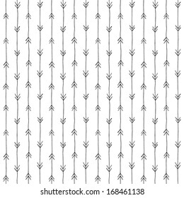 Seamless abstract hand drawn pattern. Vector illustration