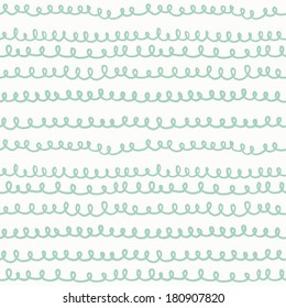 Seamless abstract hand drawn pattern. Vector illustration
